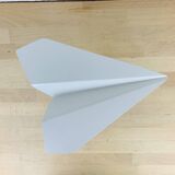 90s origami plane wall light