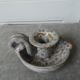 Cellar rat candle holder signed austruy