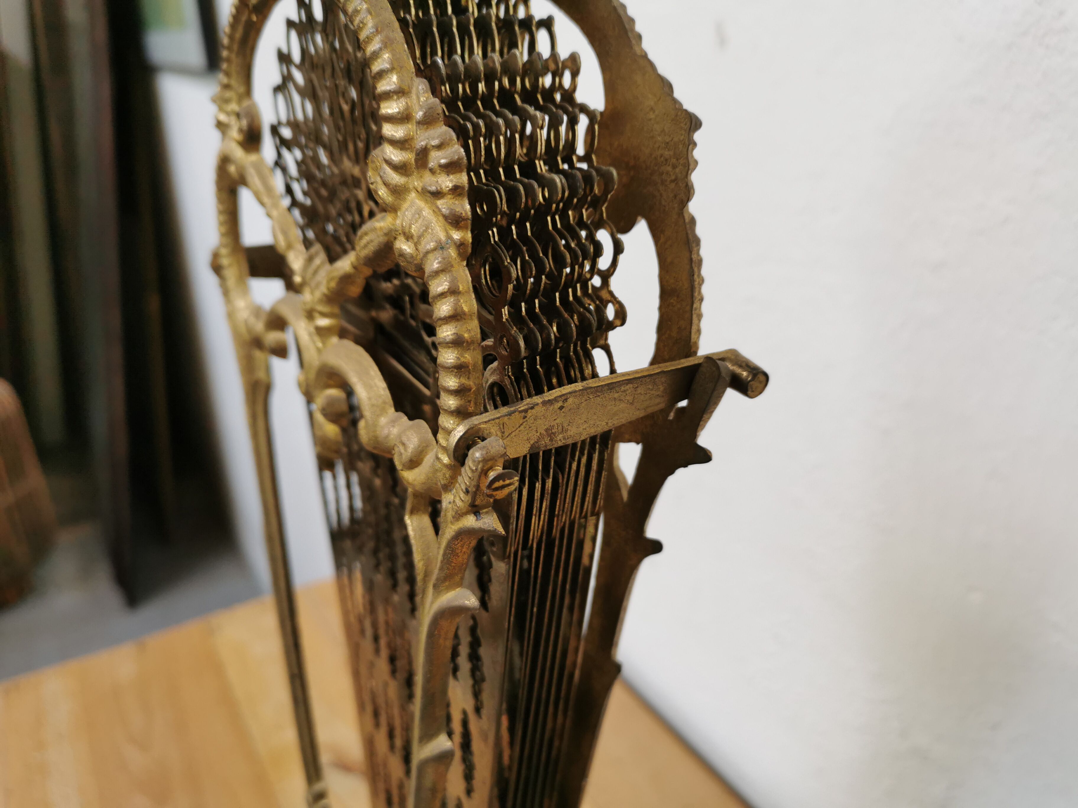 Fire firewall fan peacock bronze