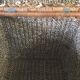 Chest in raffia or wicker