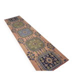 Orange & Green Turkish Runner sku 2241