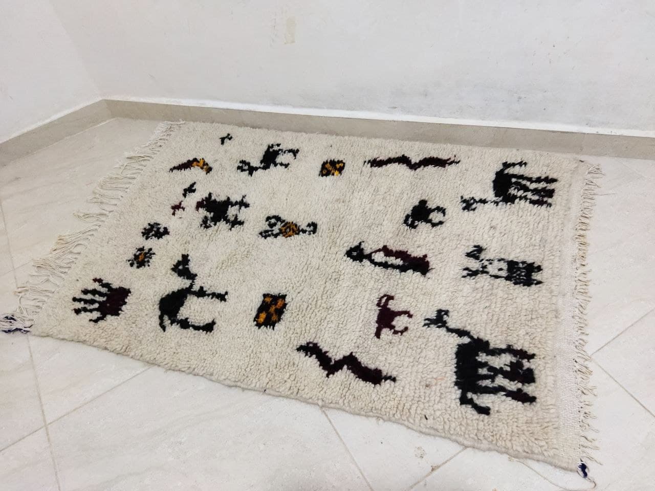 Tapis berbere marocain 125x82cm