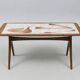 Vintage Scandinavian coffee table with tiled top - Edmund - 1950s