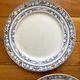 5 iron clay dessert plates Colbert, Creil and Montereau