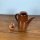 Ceramic teapot and coffee pot, leopard print, 1960-70
