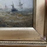 Marine painting signed Adolphus Knell