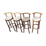 4 Baumann bar stools