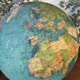 Globe terrestre lumineux 1965 édition Taride