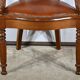 Mahogany Office Armchair, Louis Philippe Period – Mid-19th Century