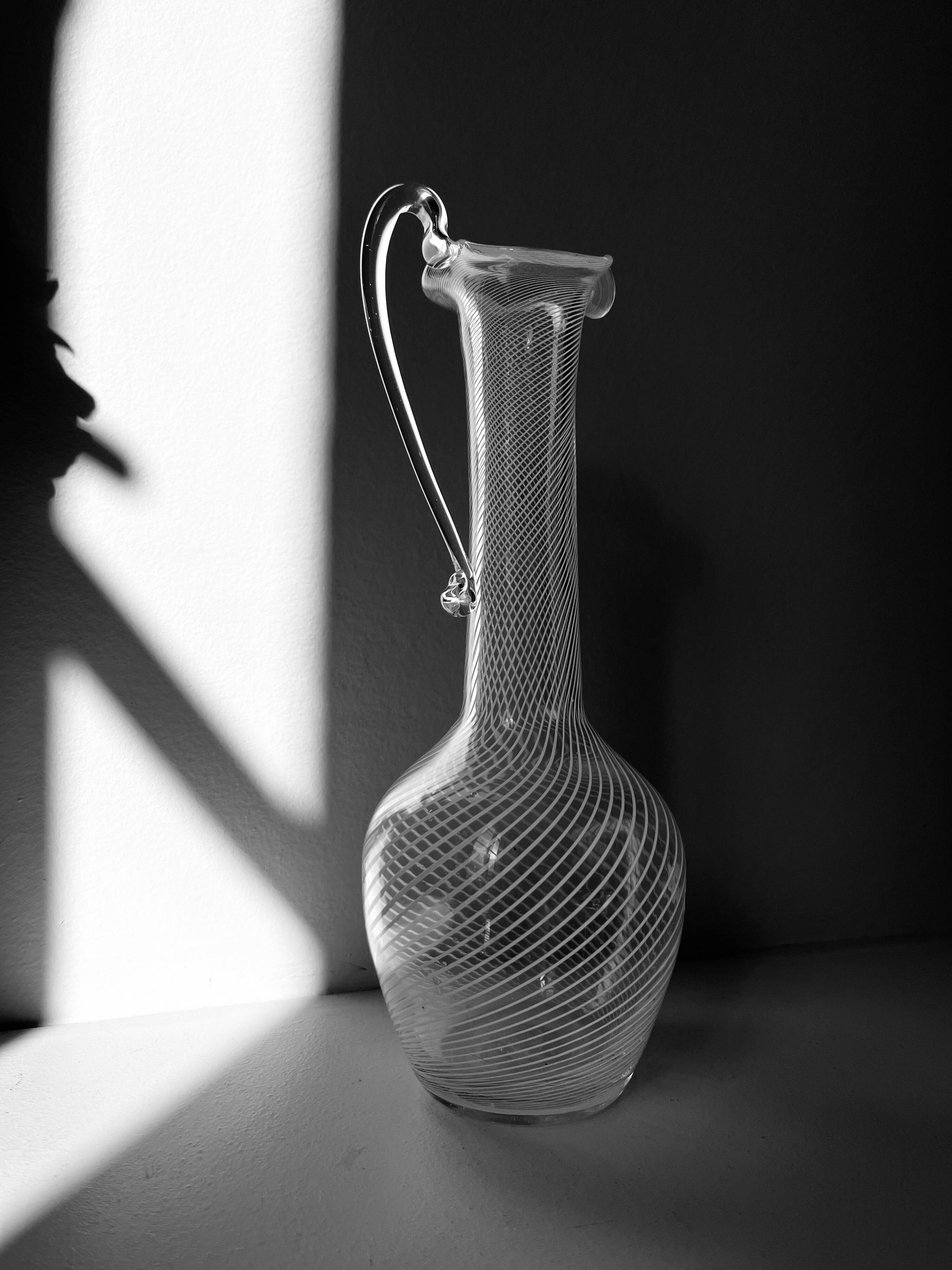 Murano glass carafe