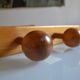 Patere wall coat rack wood vintage 60's