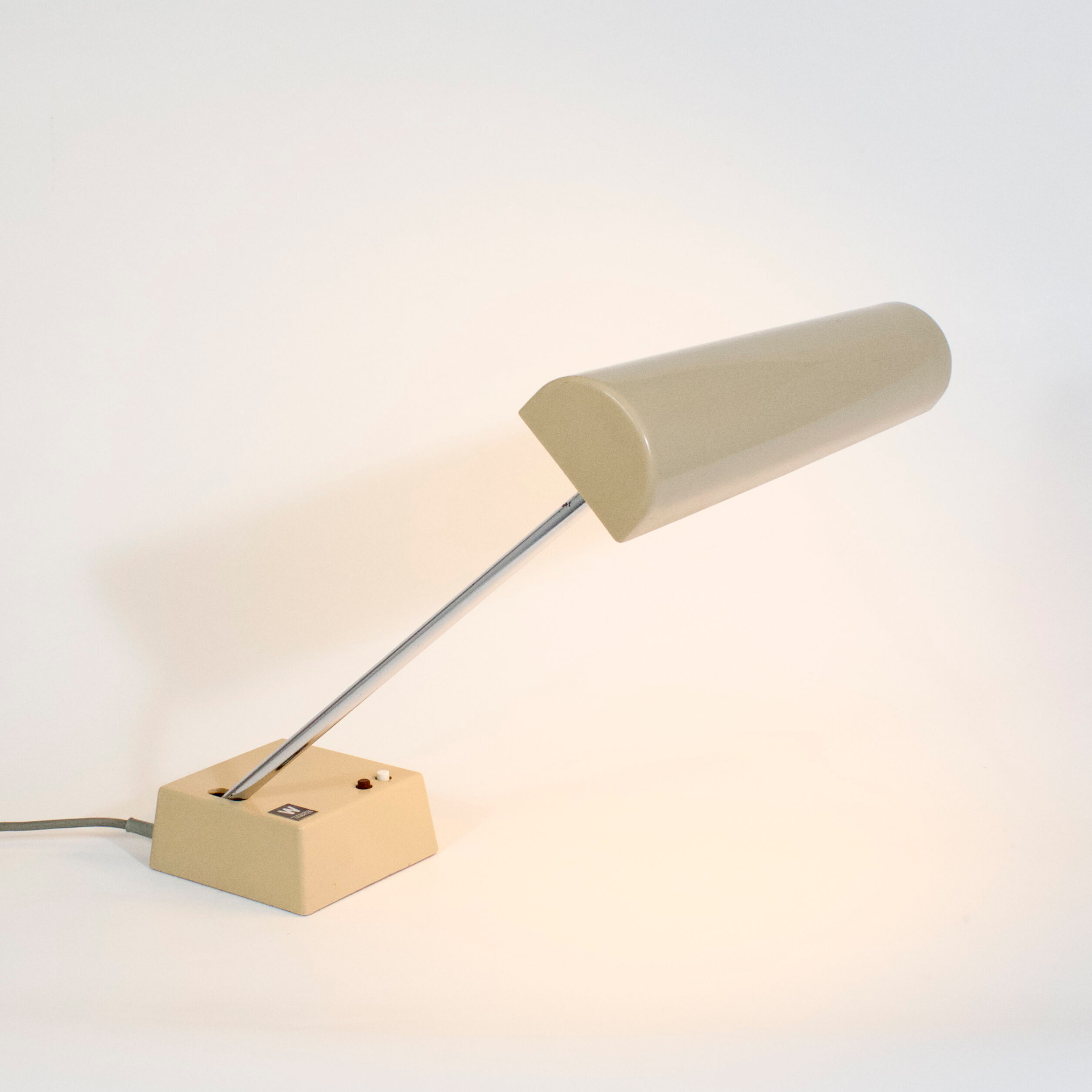 Wolfgang Tuempel 'Odette' office lamp by Waldmann, New Bauhaus, 1960