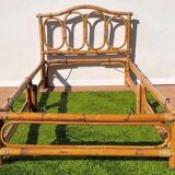 Bamboo lamp Manou. Vintage 70s.