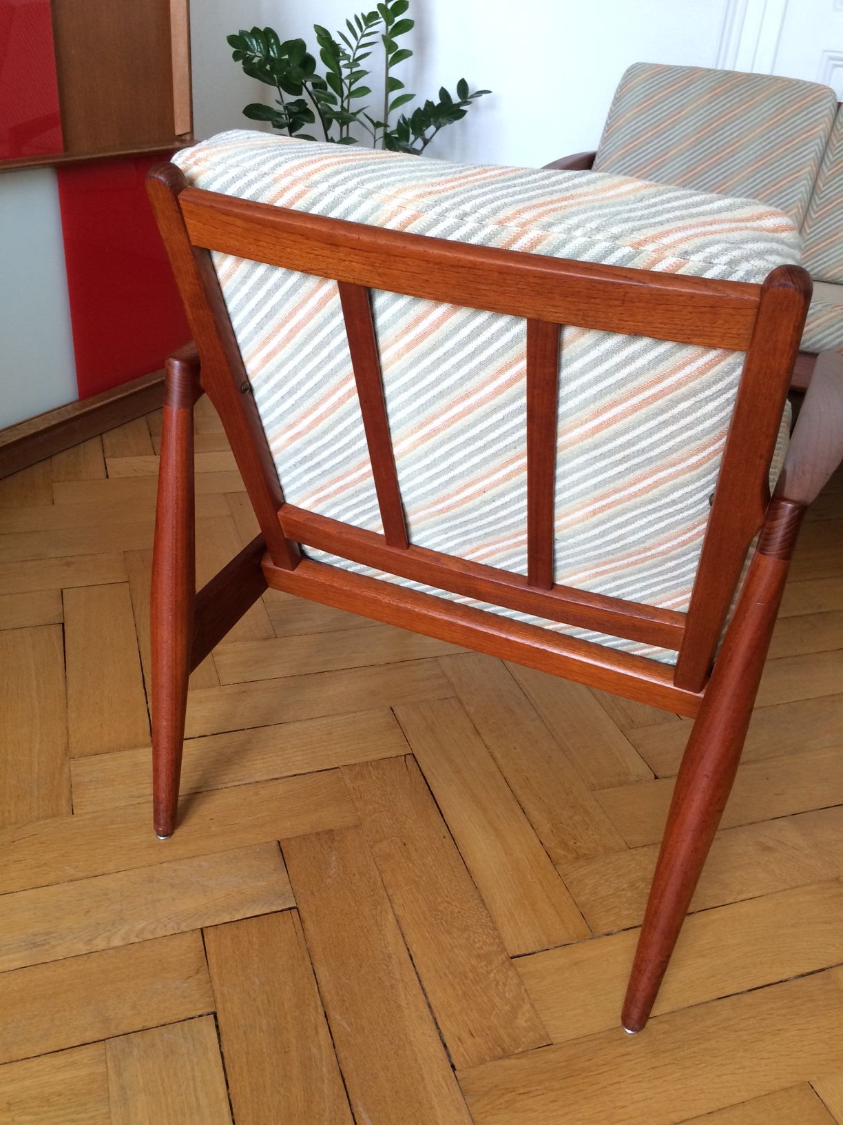 Danish sofa and armchair from the 1950s by Kaï Kristiansen