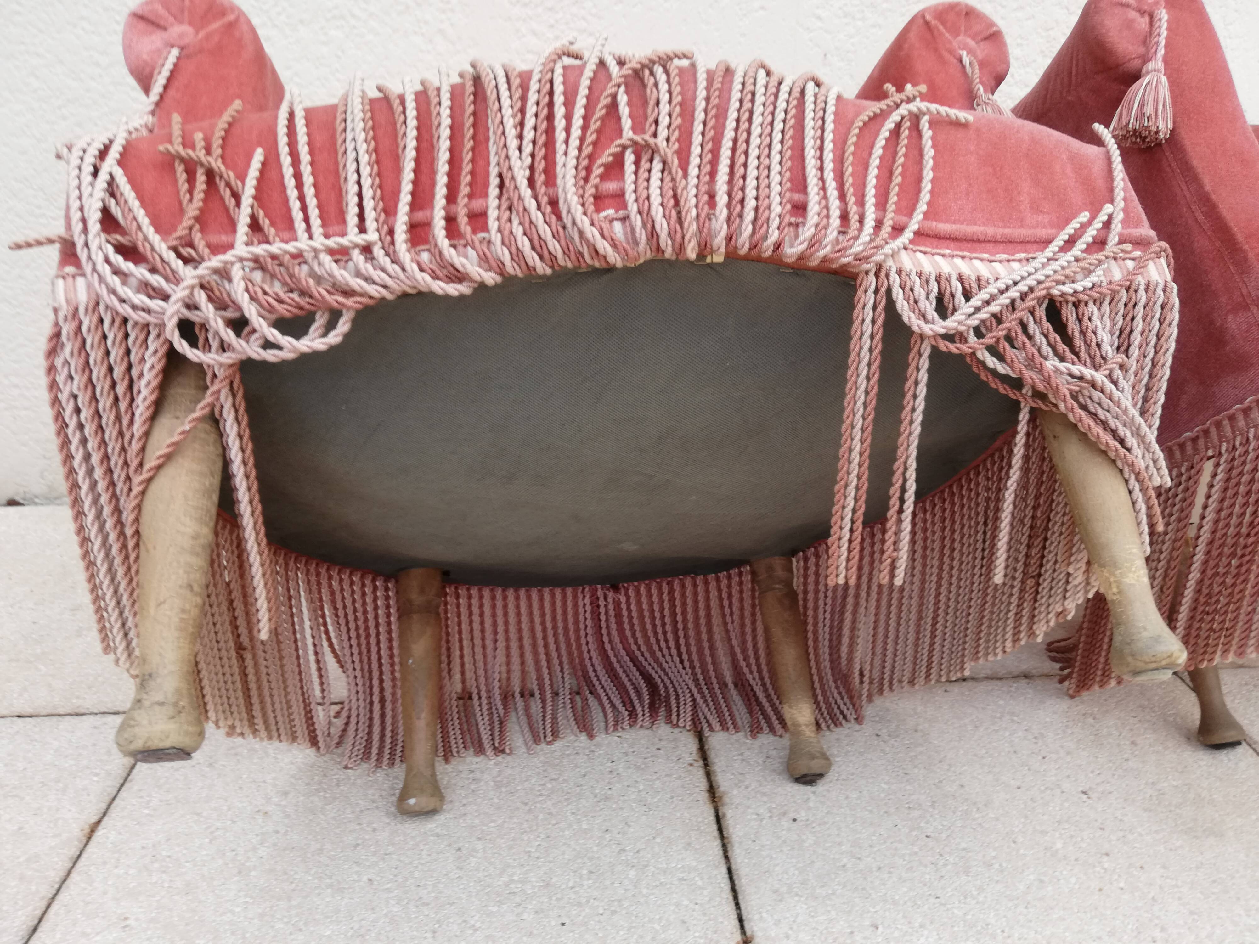 "Pair armchairs" Toad "