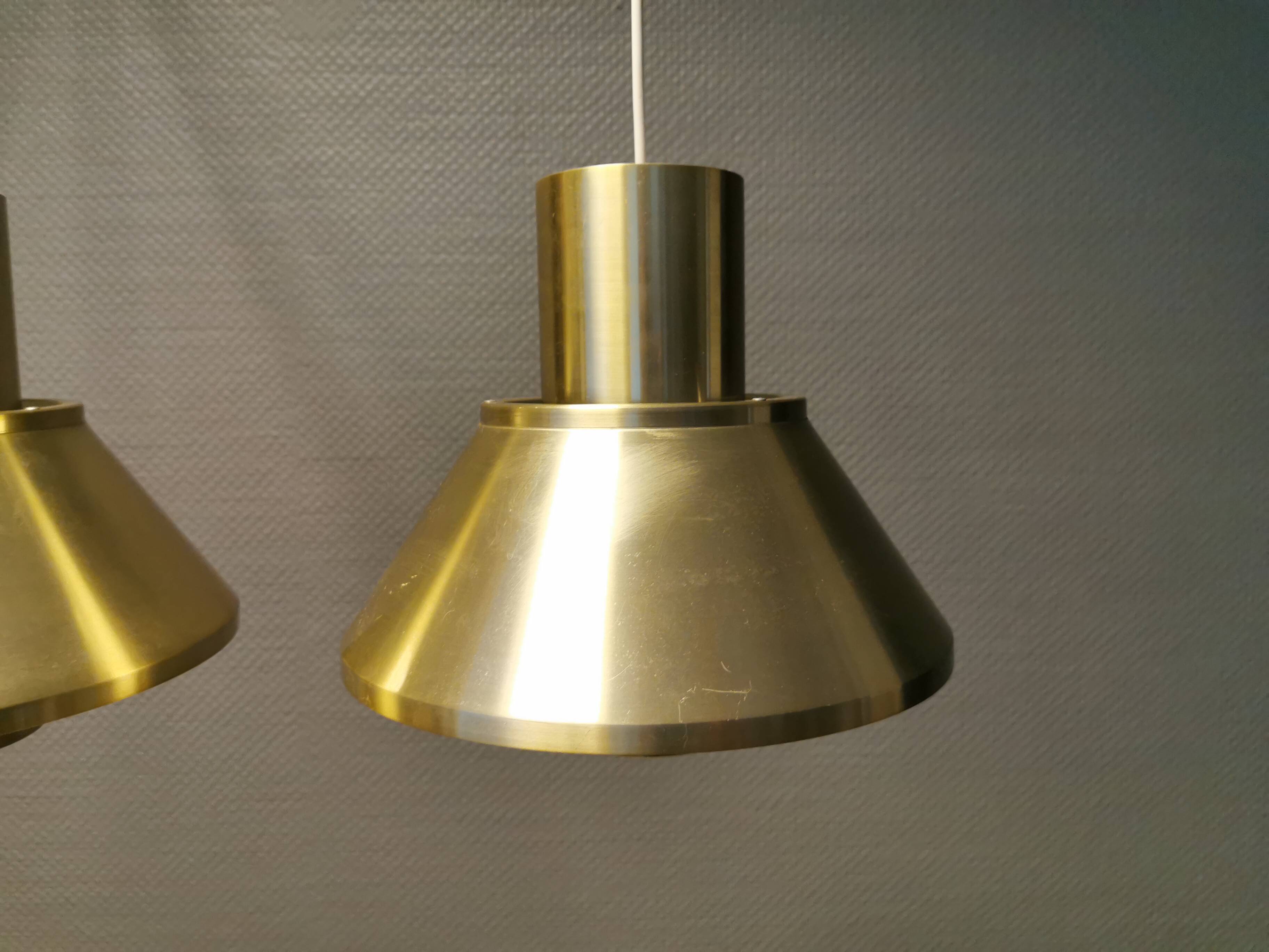 Hanging lamps, model life, designed by jo hammerborg for Danish fog & mørup in 1977