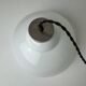 Ancienne suspension en opaline 30 cm vintage