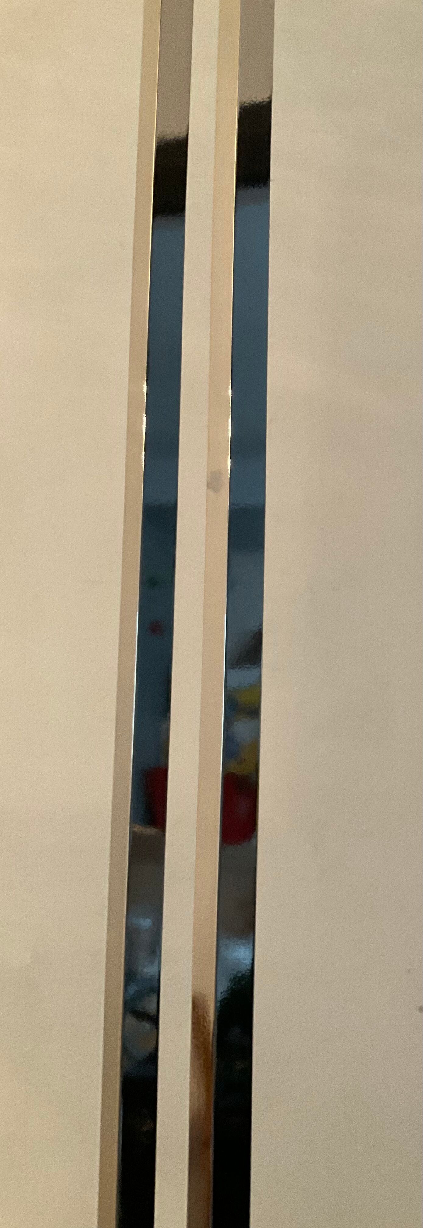 Deknudt brass floor lamp from the 70s