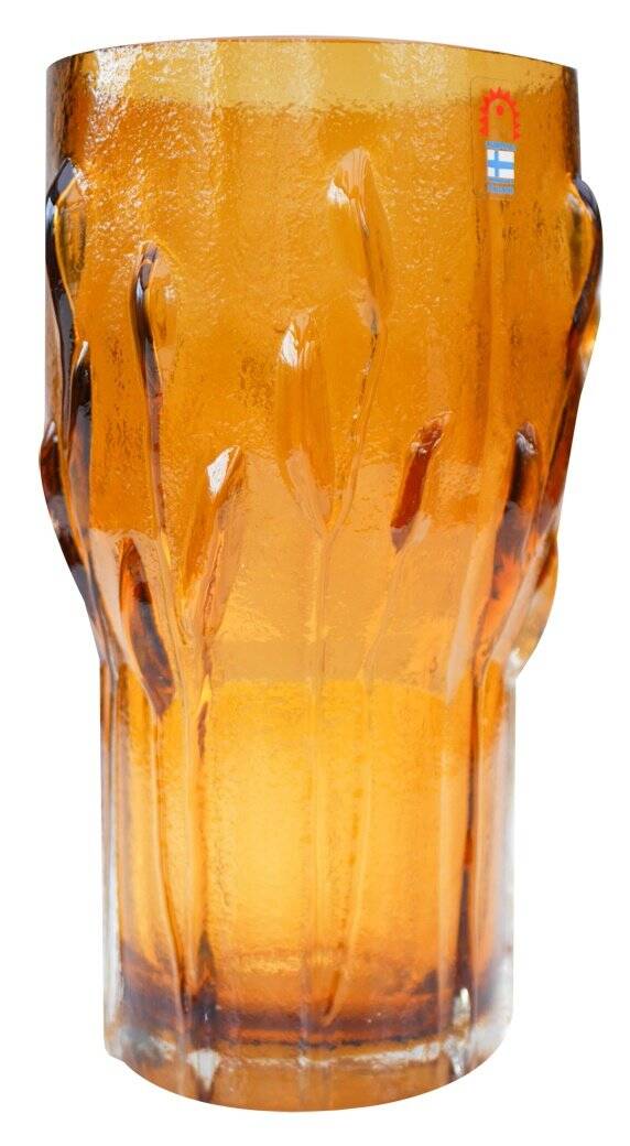 Finnish art glass vase by Kaj Blomqvist for Humppila