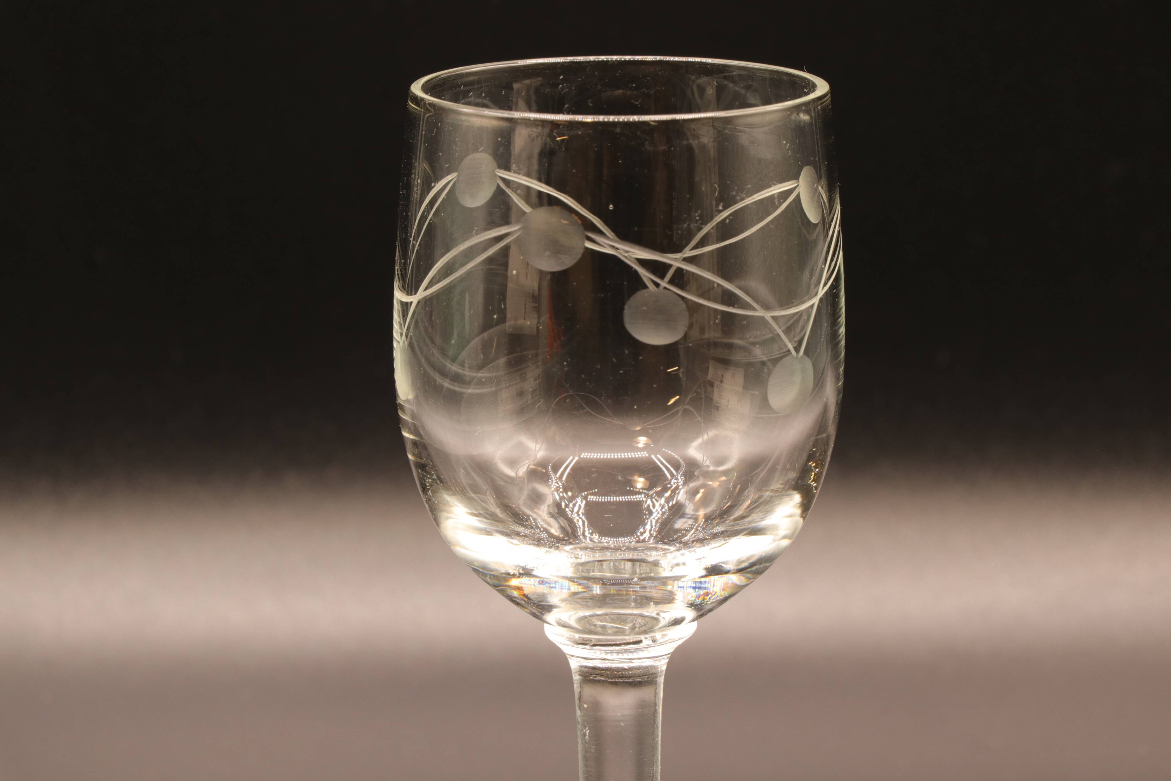 Set of 10 vintage liqueur glasses
