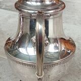 Old silver-plated coffee service