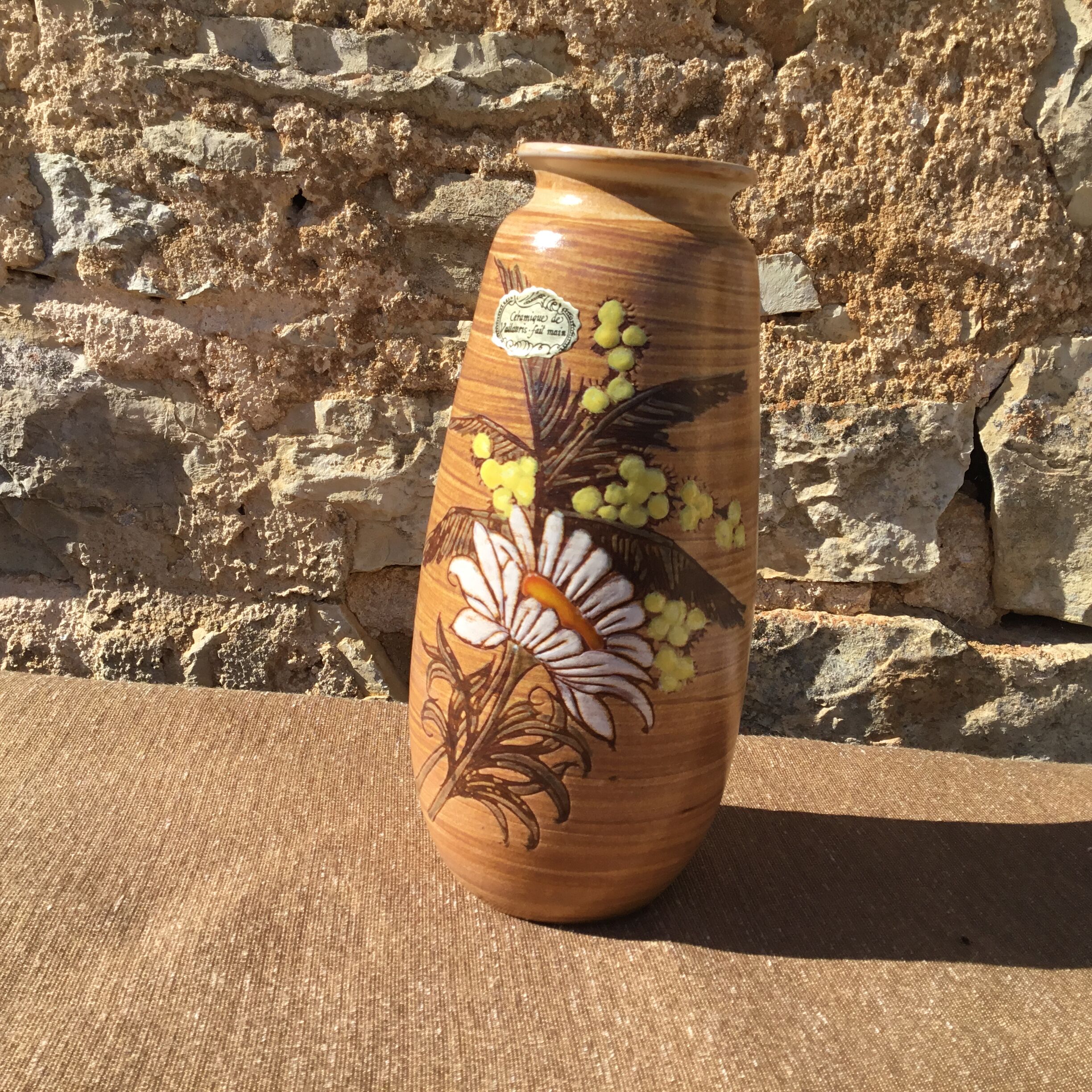 Vase Vallauris signé