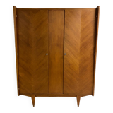 Vintage wardrobe with compass feet