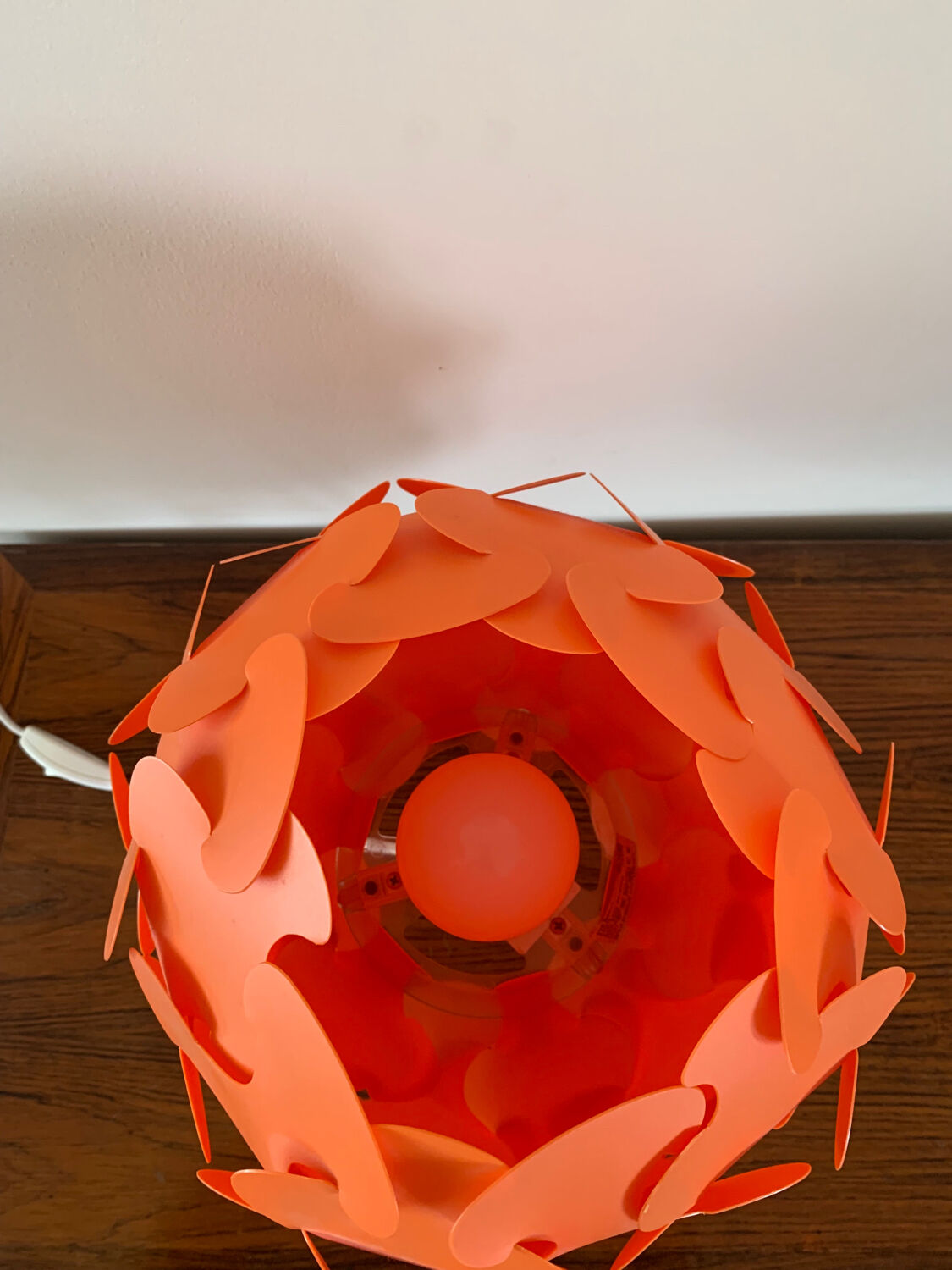 Lamp ikea fillsta orange - vintage