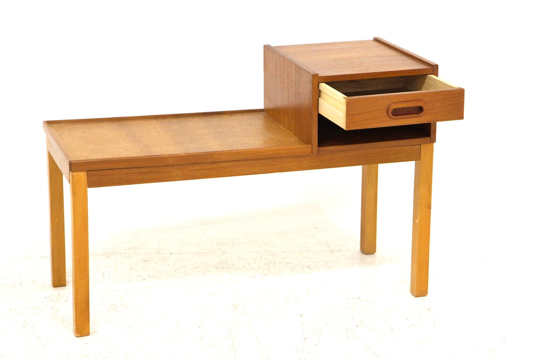 Teak telephone bench, Sweden, 1960
