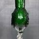 Vintage pressed glass vase from the 1970s.