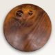 Solid stained pine stool