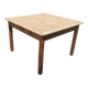 Square farmhouse table with extensions
