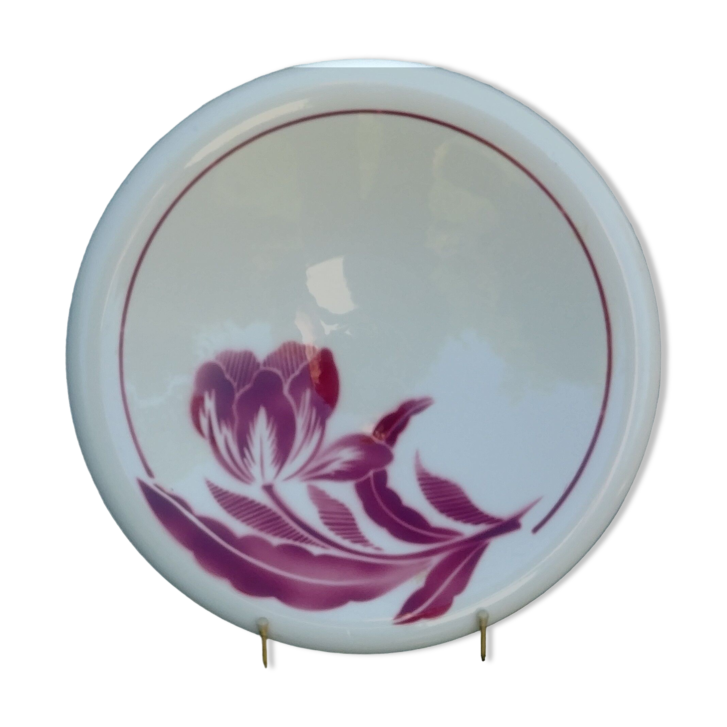 Fruit cup / large dish-Vintage faiencerie Badonviller model Marlene years 50/60