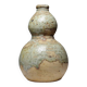 Small double sake ceramic flask from Iga, vintage/antique collection.