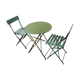 Table et chaises de jardin vintages