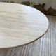 Travertine dining table 1970 Italy Tobia Scarpa