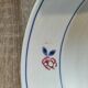 5 antique Gien Micheline soup plates
