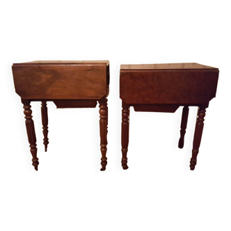 2 tables de chevet ou d'appoint anciennes