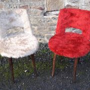 Pair of Baumann moumoute chairs n°845
