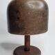 Old solid wood hat shape on foot, 1900