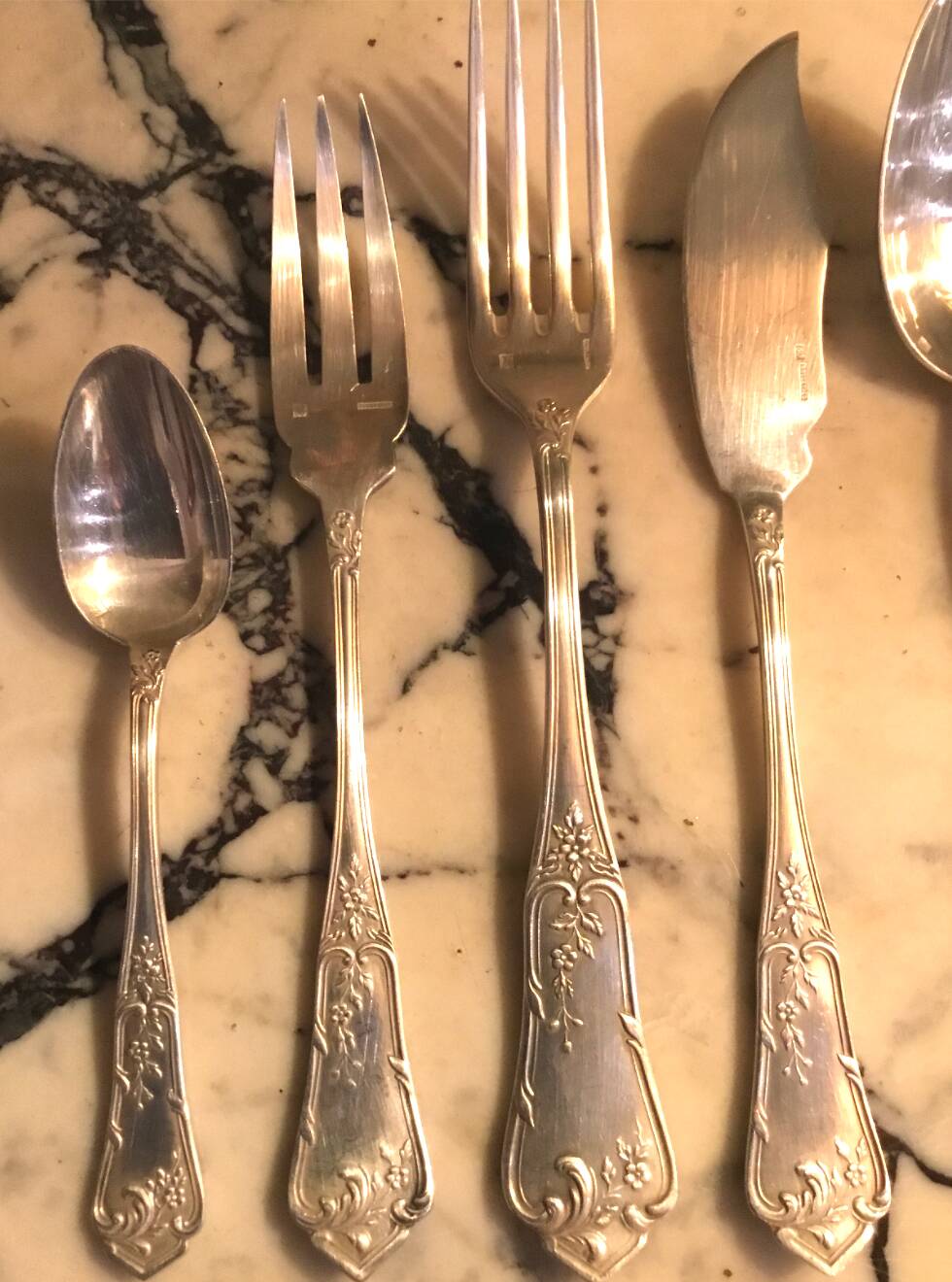 Maison Boulanger. 76-piece silver-plated cutlery set.