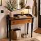 black desk