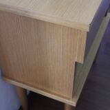 Vintage wooden bedside table