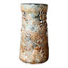 Vase en grès cylindrique émaillé