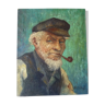 Portrait man with pipe