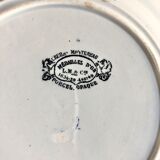 Talking plate 1850 Creil&Montereau