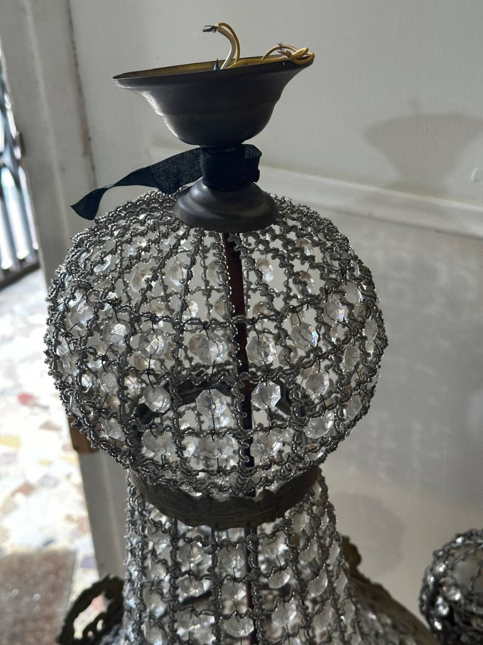 Chandelier Hot Air Balloon Style Louis XVI - 19th century