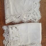 Lot 2 napperons anciens faits main