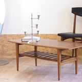Scandinavian teak coffee table