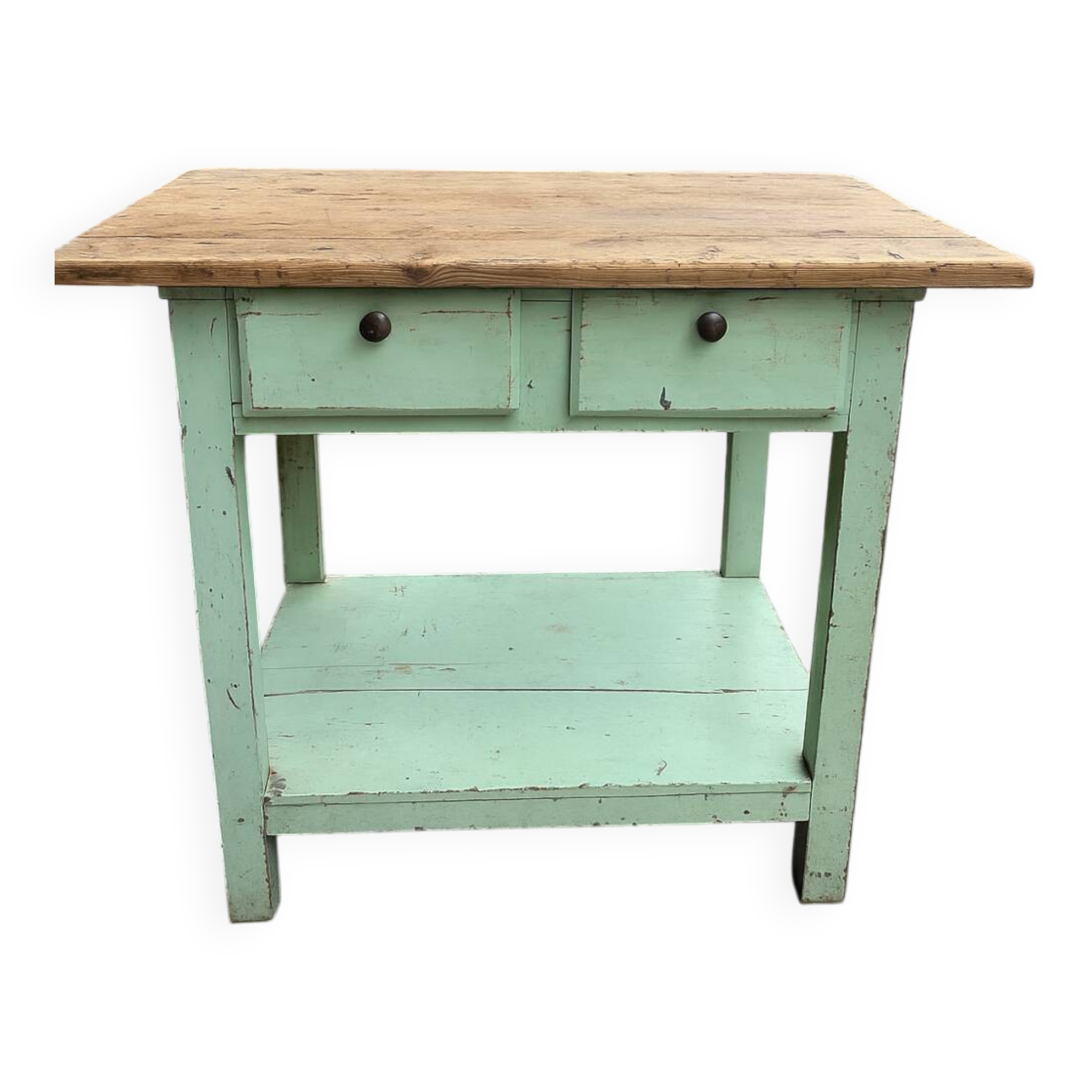 Meuble d’atelier vert